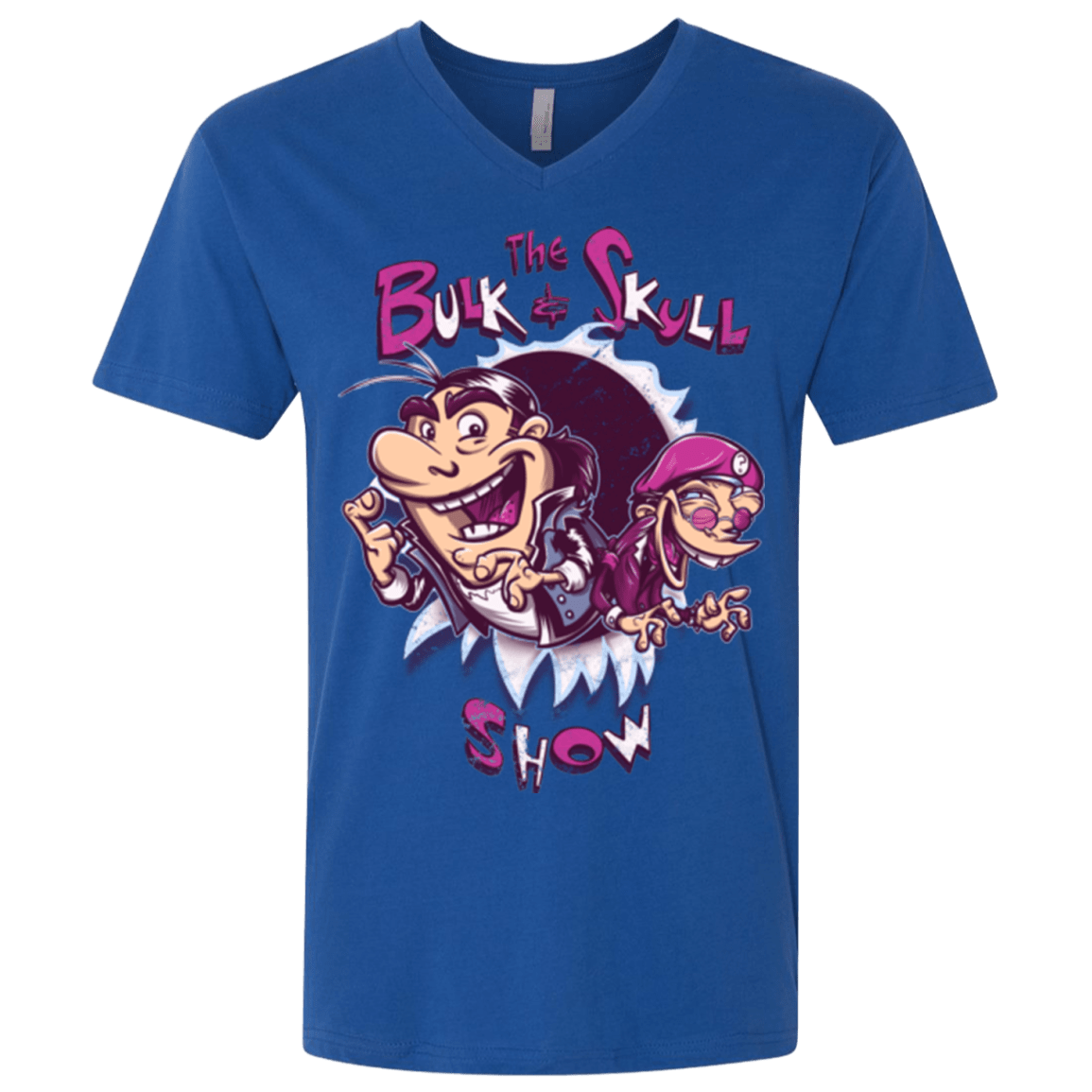 T-Shirts Royal / X-Small Bulk and Skull Show Men's Premium V-Neck