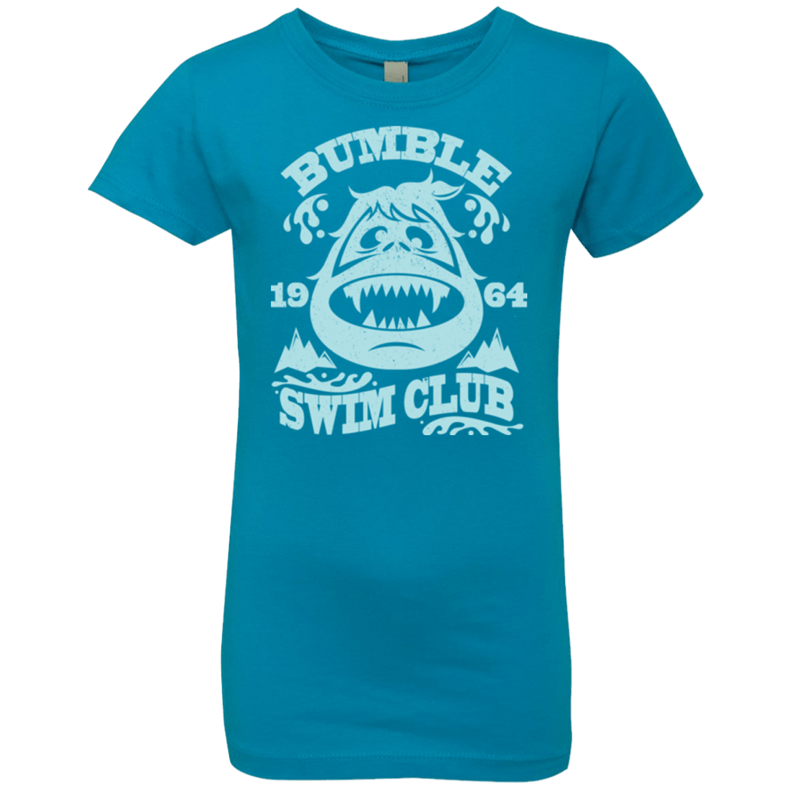 T-Shirts Turquoise / YXS Bumble Club Girls Premium T-Shirt