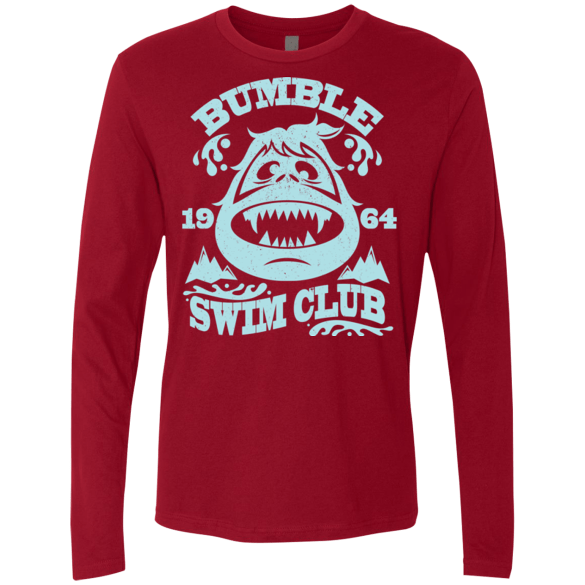T-Shirts Cardinal / Small Bumble Club Men's Premium Long Sleeve