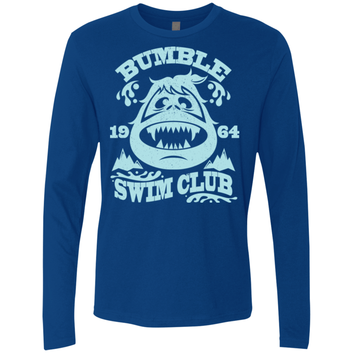 T-Shirts Royal / Small Bumble Club Men's Premium Long Sleeve