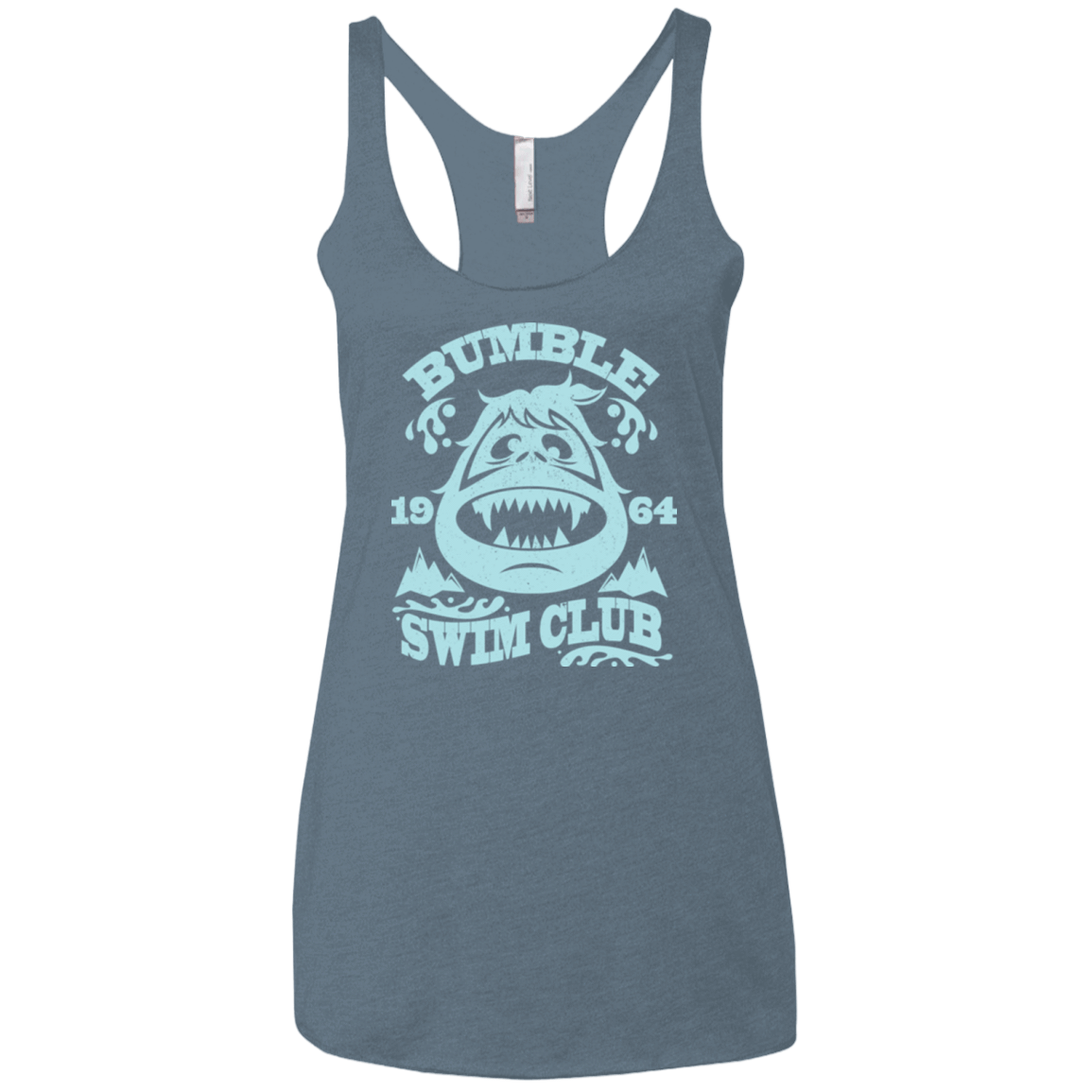 T-Shirts Indigo / X-Small Bumble Club Women's Triblend Racerback Tank