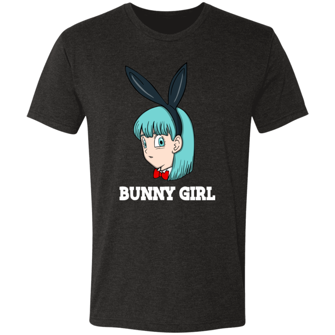 T-Shirts Vintage Black / S Bunny Girl Men's Triblend T-Shirt