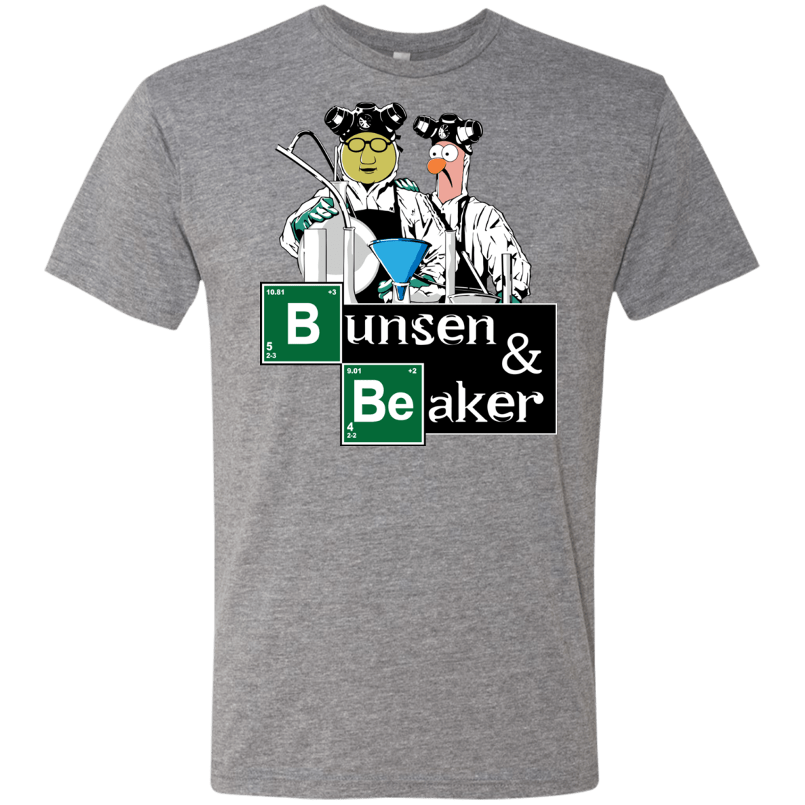 T-Shirts Premium Heather / Small Bunsen & Beaker Men's Triblend T-Shirt