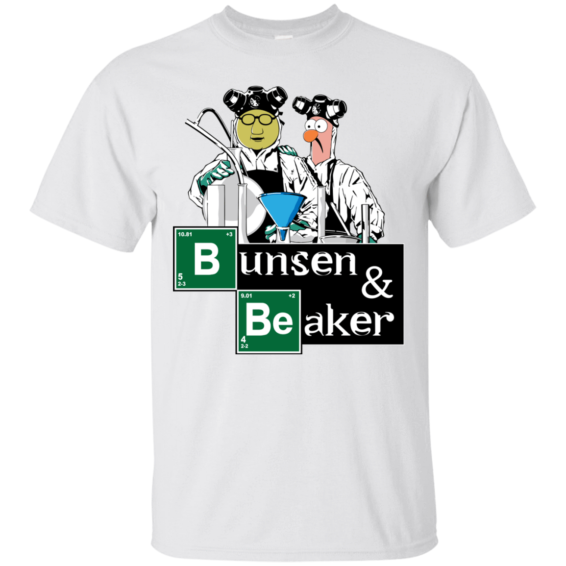 T-Shirts White / Small Bunsen & Beaker T-Shirt