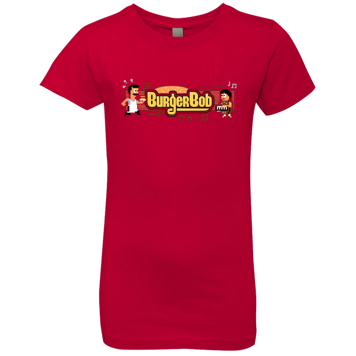 T-Shirts Red / YXS Burger Bob Girls Premium T-Shirt