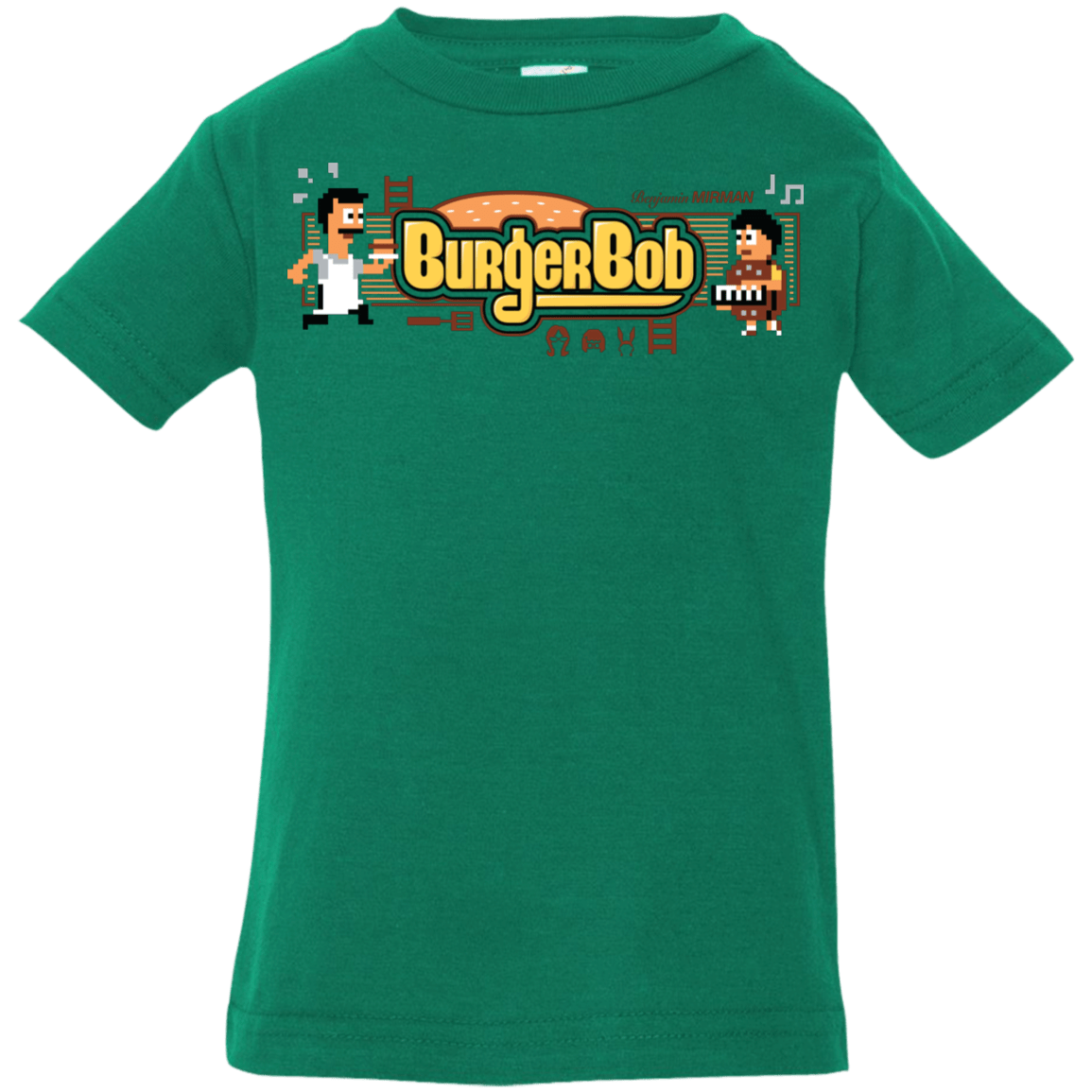 T-Shirts Kelly / 6 Months Burger Bob Infant Premium T-Shirt