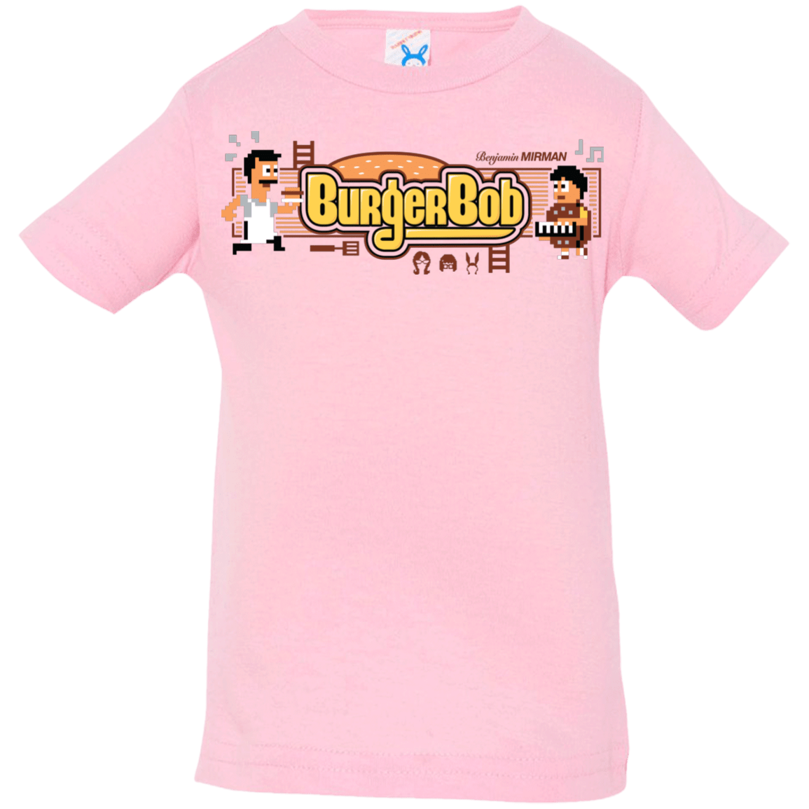 T-Shirts Pink / 6 Months Burger Bob Infant Premium T-Shirt