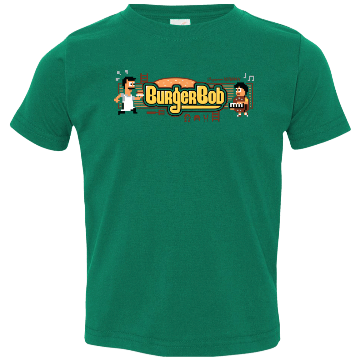 T-Shirts Kelly / 2T Burger Bob Toddler Premium T-Shirt