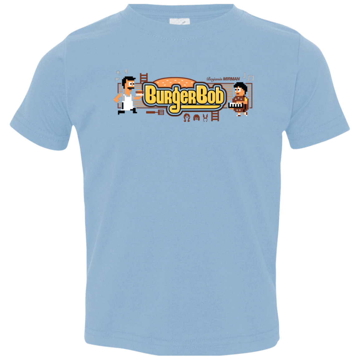 T-Shirts Light Blue / 2T Burger Bob Toddler Premium T-Shirt
