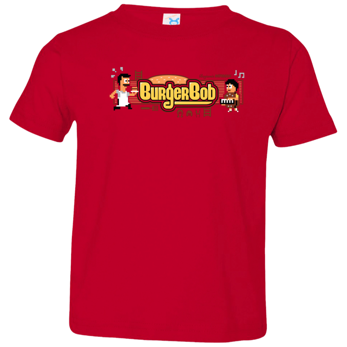 T-Shirts Red / 2T Burger Bob Toddler Premium T-Shirt