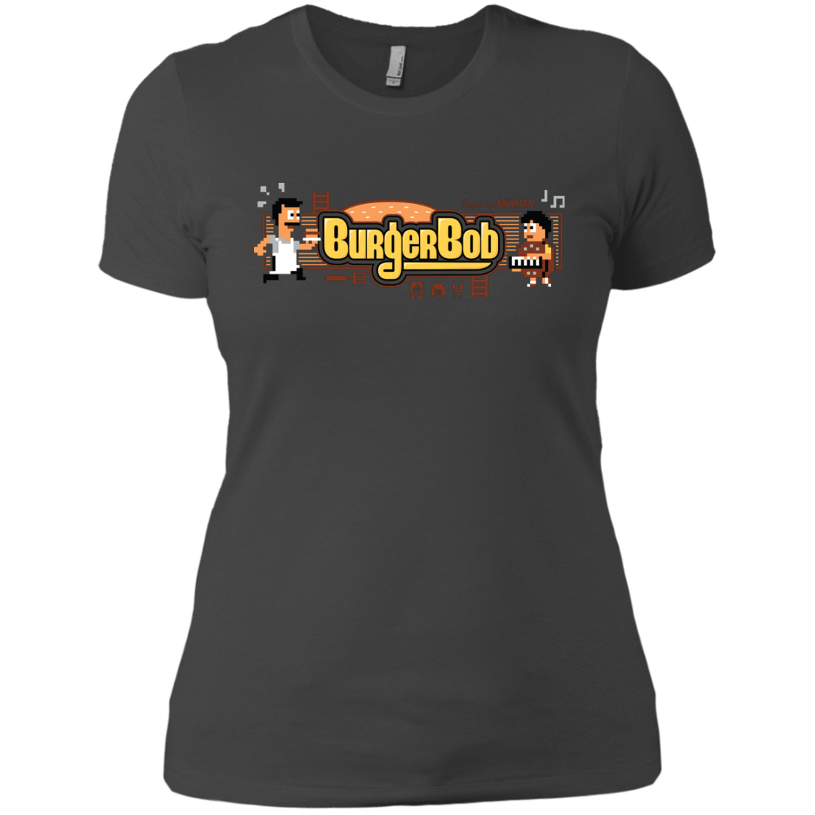 T-Shirts Heavy Metal / X-Small Burger Bob Women's Premium T-Shirt