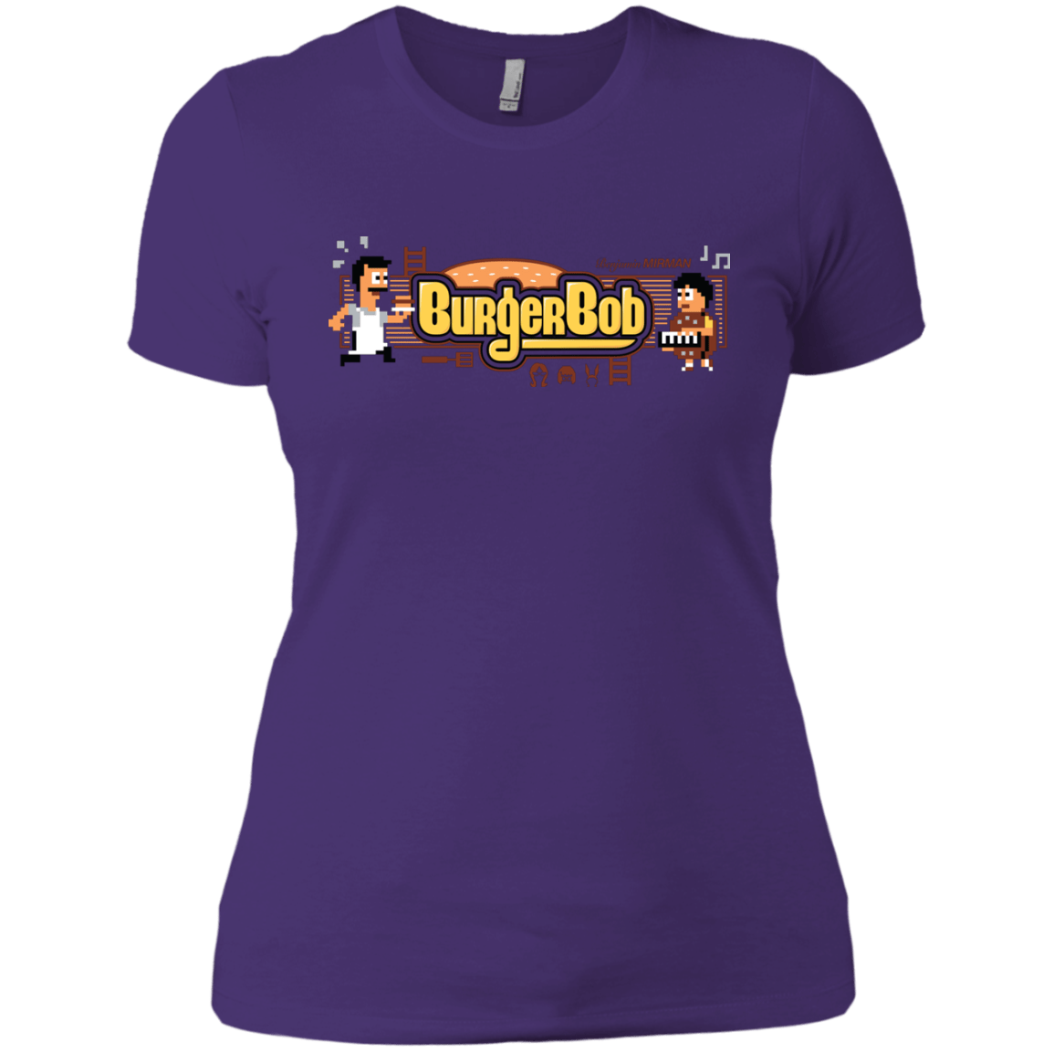 T-Shirts Purple / X-Small Burger Bob Women's Premium T-Shirt
