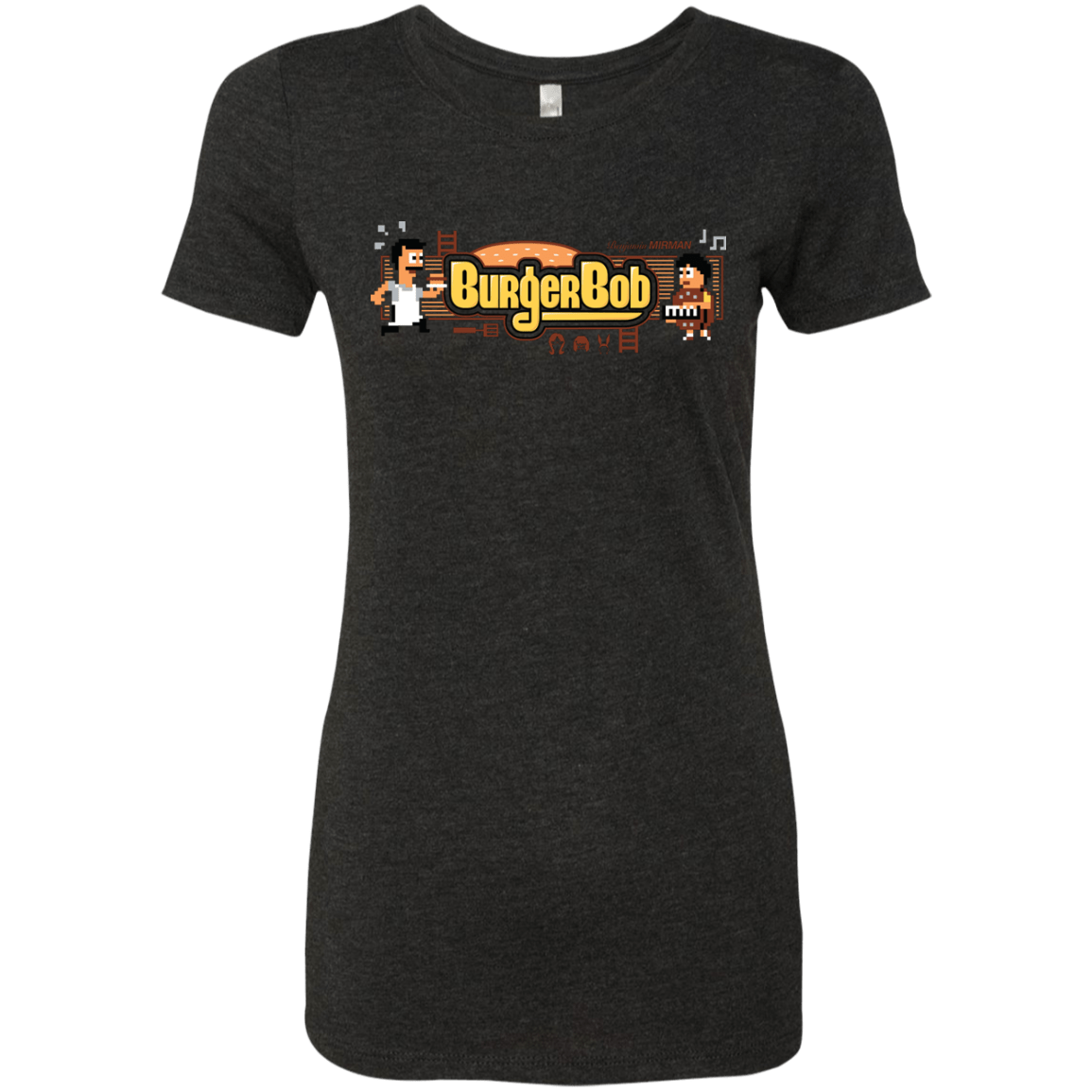 T-Shirts Vintage Black / Small Burger Bob Women's Triblend T-Shirt