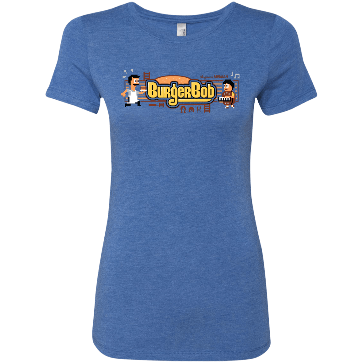 T-Shirts Vintage Royal / Small Burger Bob Women's Triblend T-Shirt