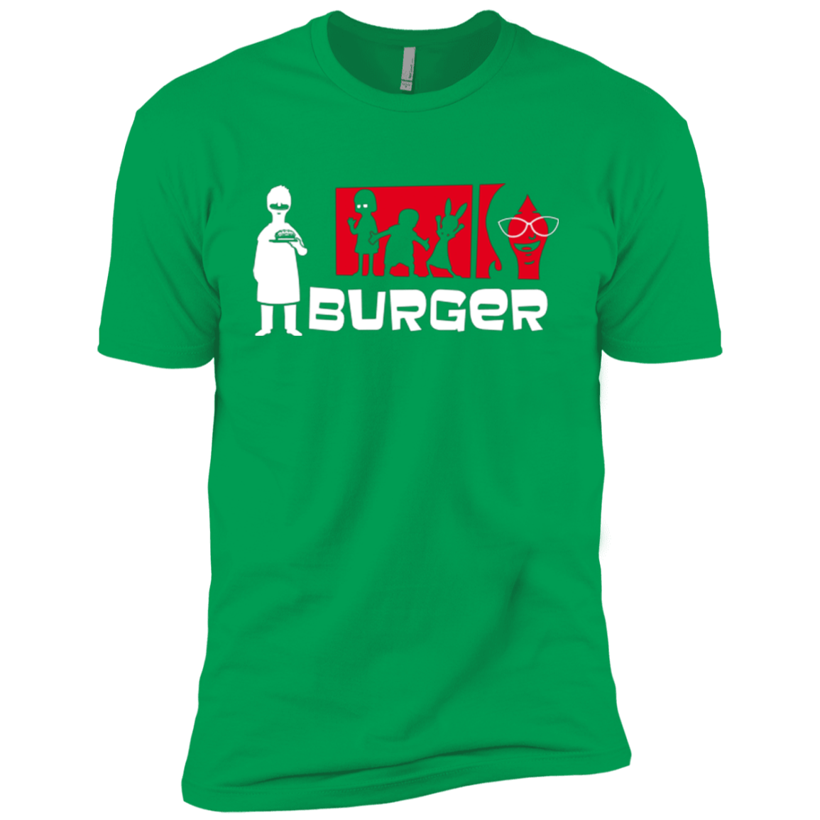 T-Shirts Kelly Green / YXS Burger Boys Premium T-Shirt