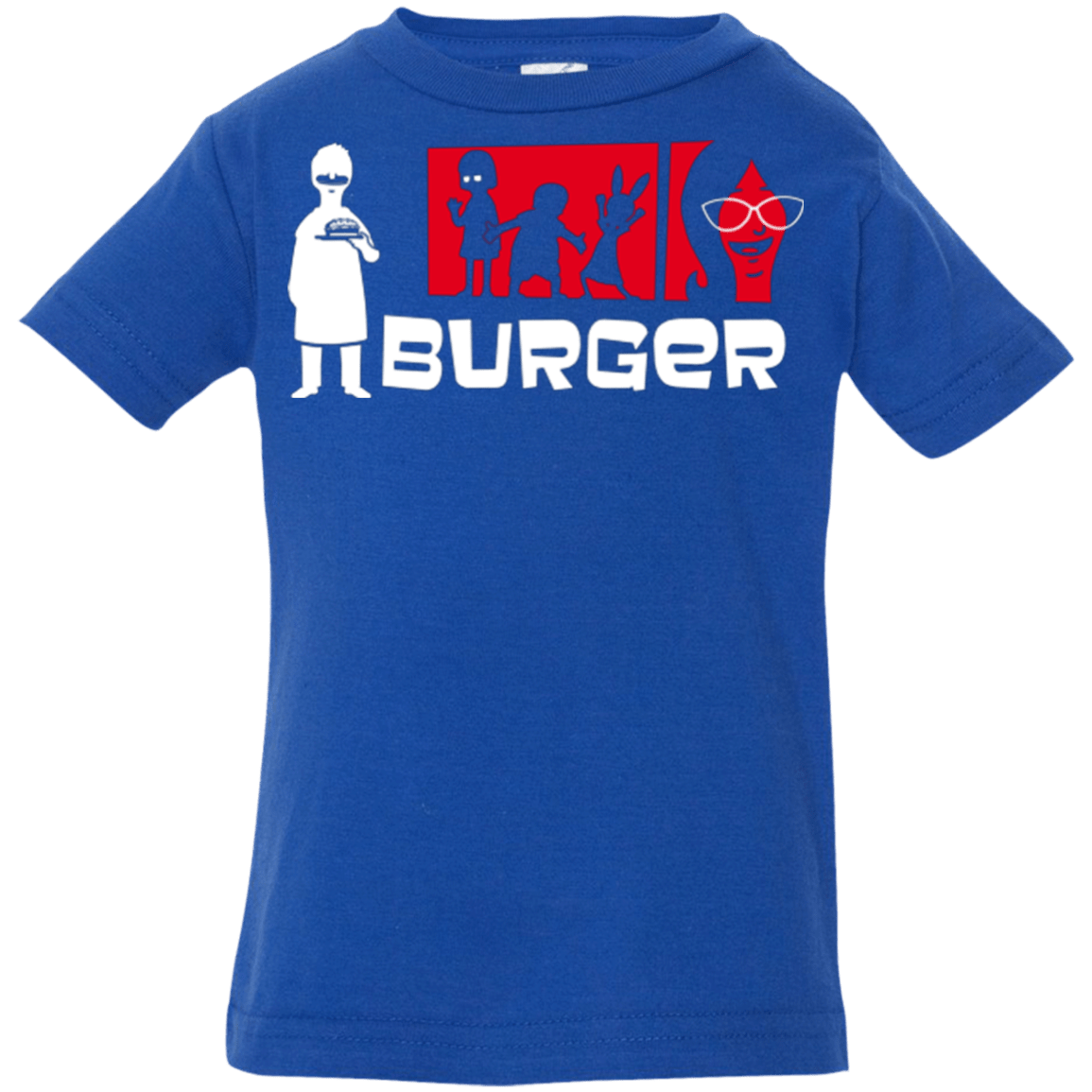 T-Shirts Royal / 6 Months Burger Infant Premium T-Shirt