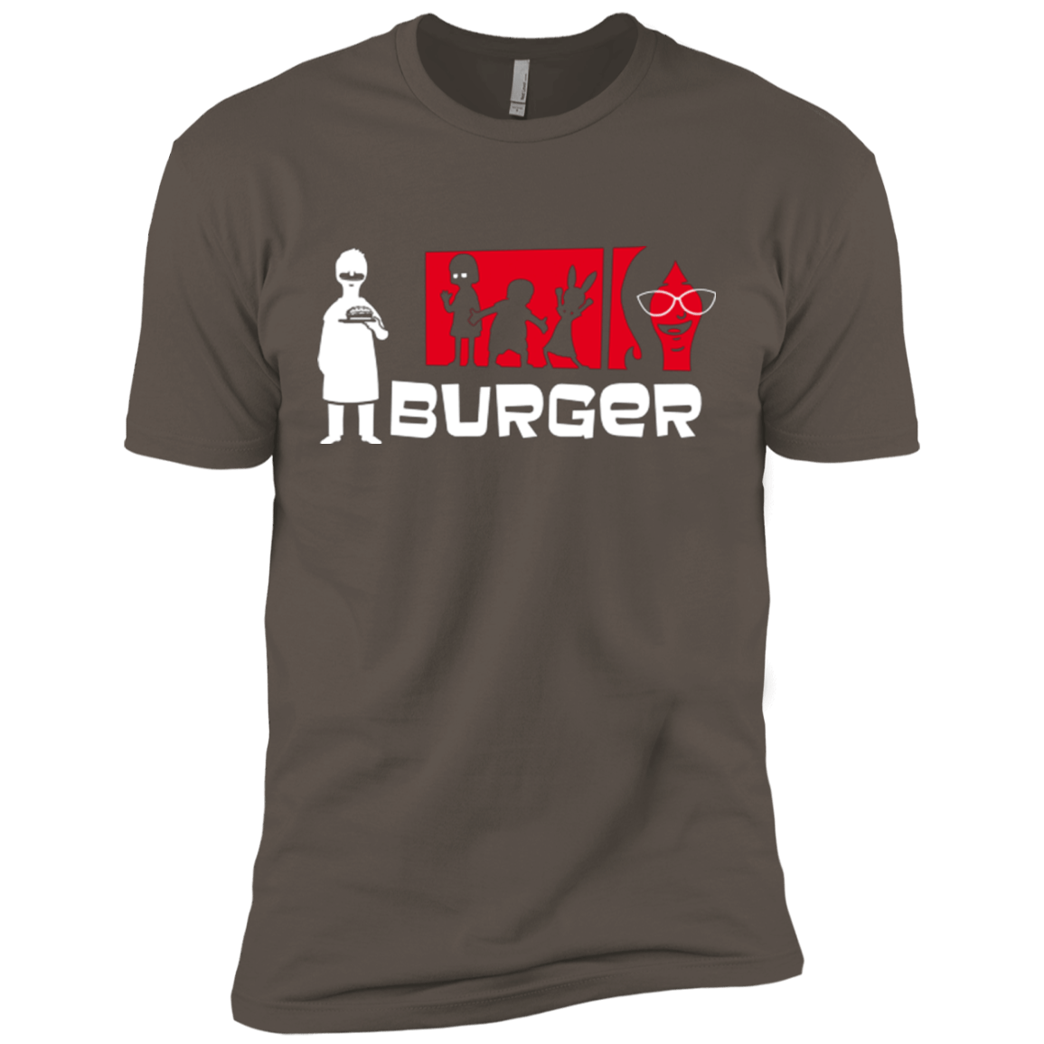 T-Shirts Warm Grey / X-Small Burger Men's Premium T-Shirt