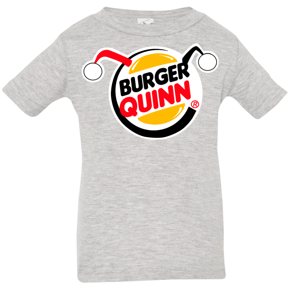 T-Shirts Heather Grey / 6 Months Burger Quinn Infant PremiumT-Shirt