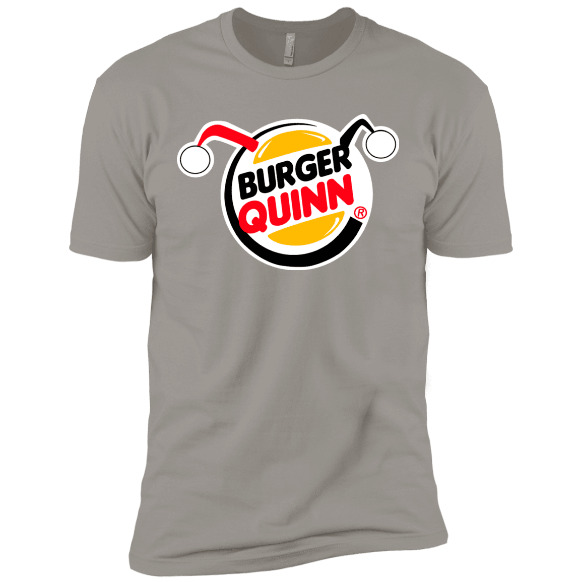 T-Shirts Light Grey / X-Small Burger Quinn Men's Premium T-Shirt