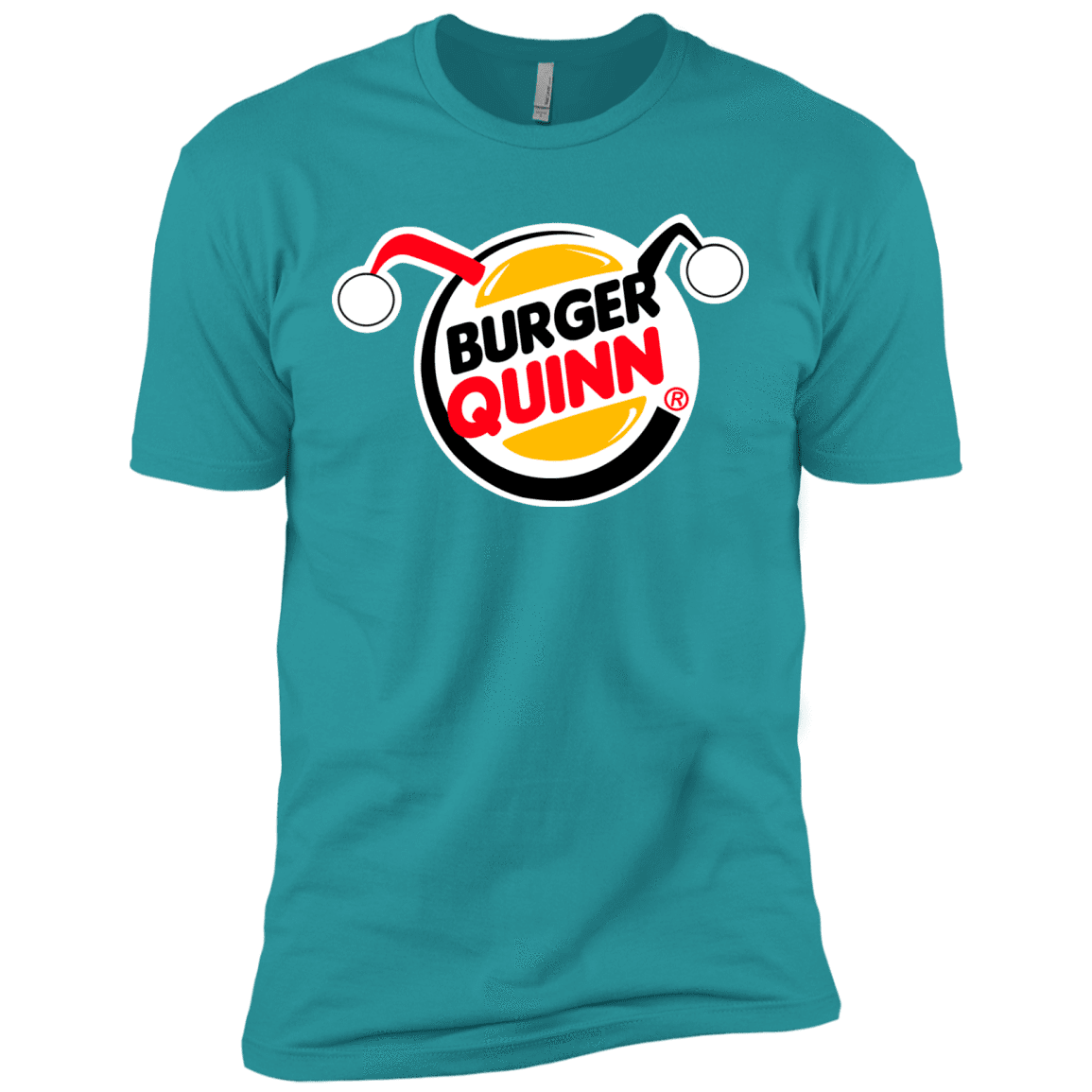 T-Shirts Tahiti Blue / X-Small Burger Quinn Men's Premium T-Shirt