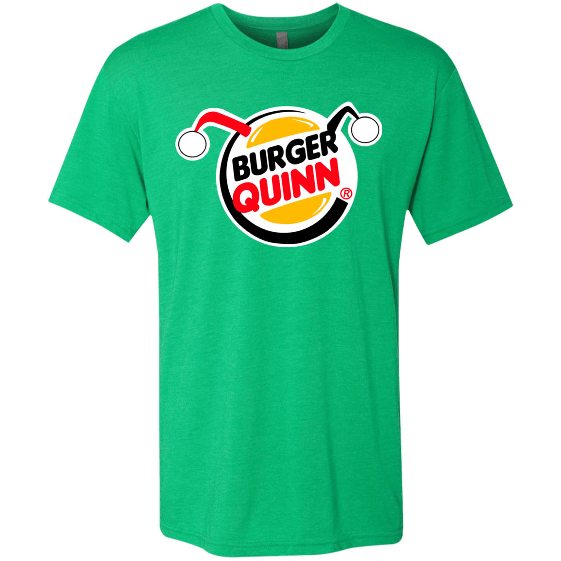 T-Shirts Envy / Small Burger Quinn Men's Triblend T-Shirt