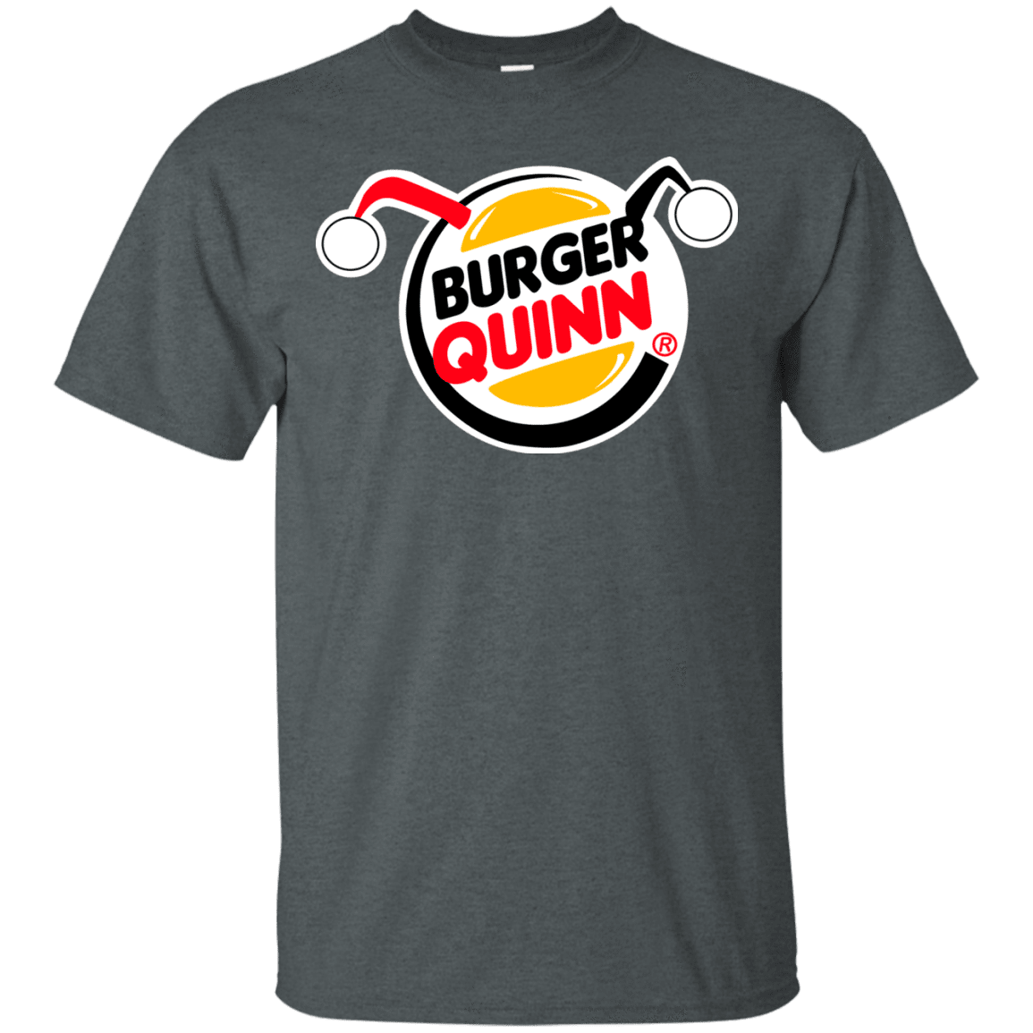T-Shirts Dark Heather / Small Burger Quinn T-Shirt