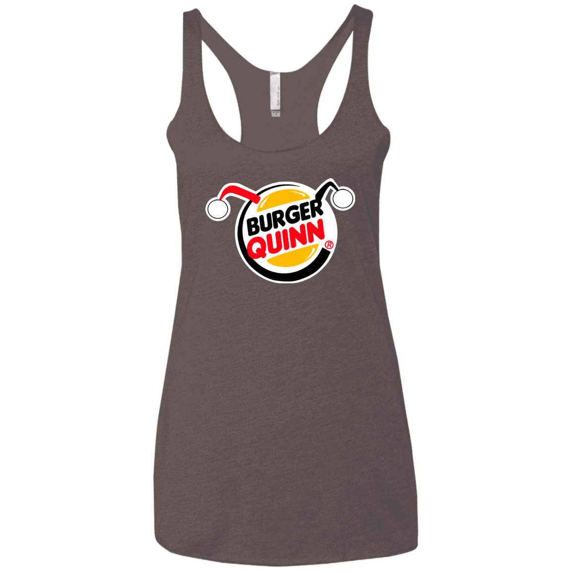 T-Shirts Macchiato / X-Small Burger Quinn Women's Triblend Racerback Tank
