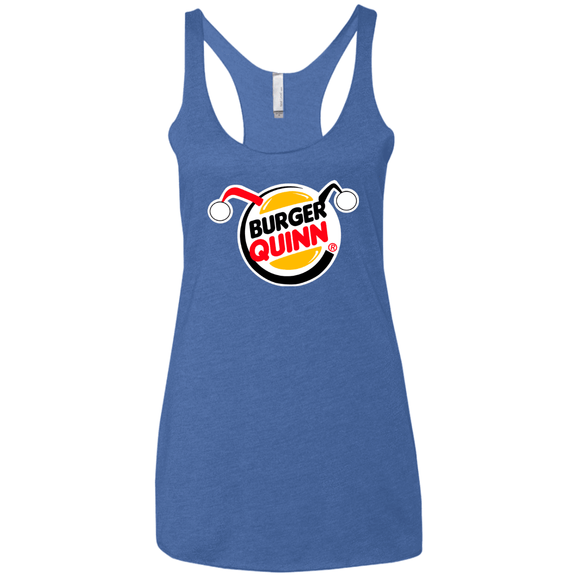 T-Shirts Vintage Royal / X-Small Burger Quinn Women's Triblend Racerback Tank