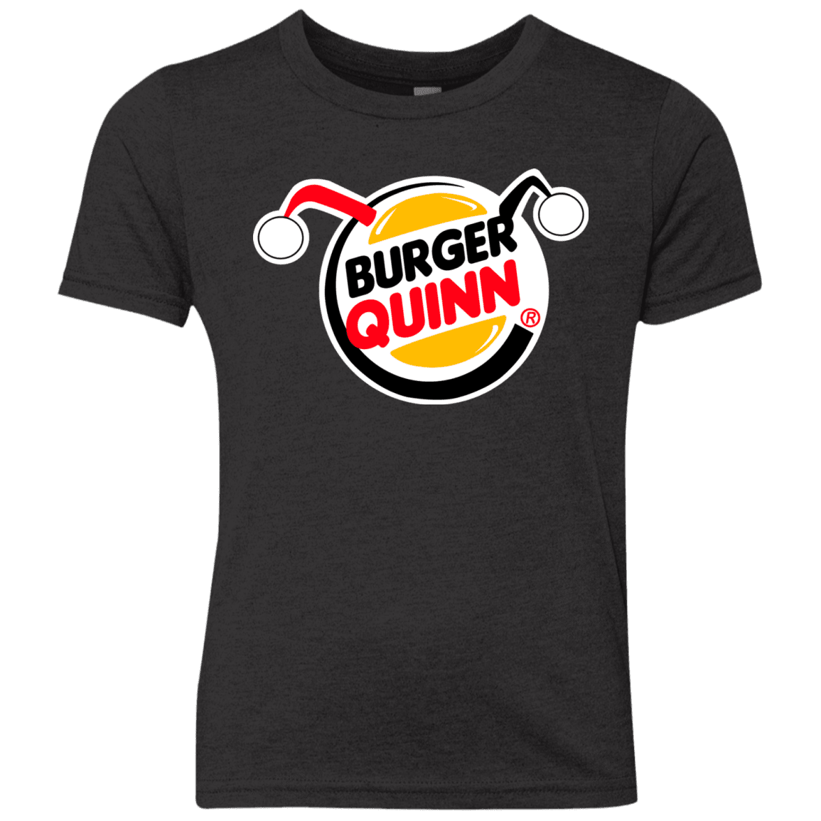 T-Shirts Vintage Black / YXS Burger Quinn Youth Triblend T-Shirt