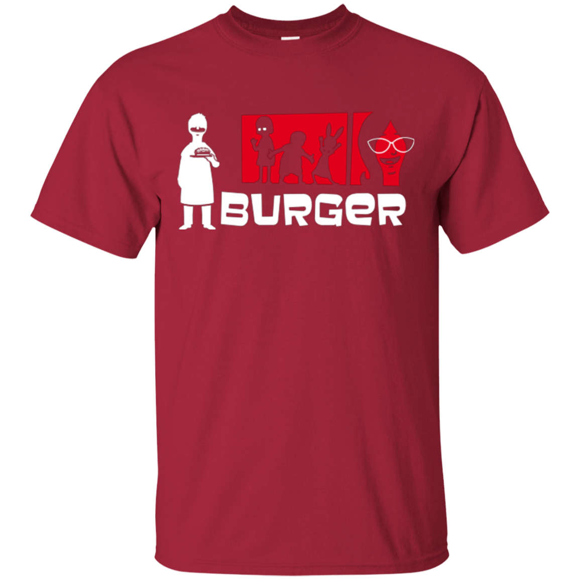 T-Shirts Cardinal / S Burger T-Shirt