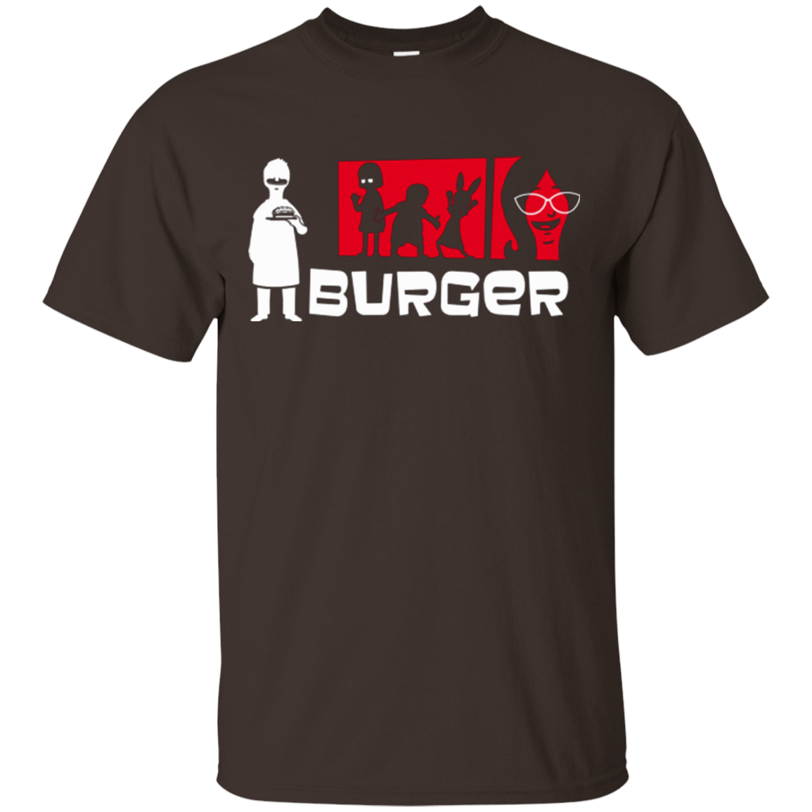 T-Shirts Dark Chocolate / S Burger T-Shirt
