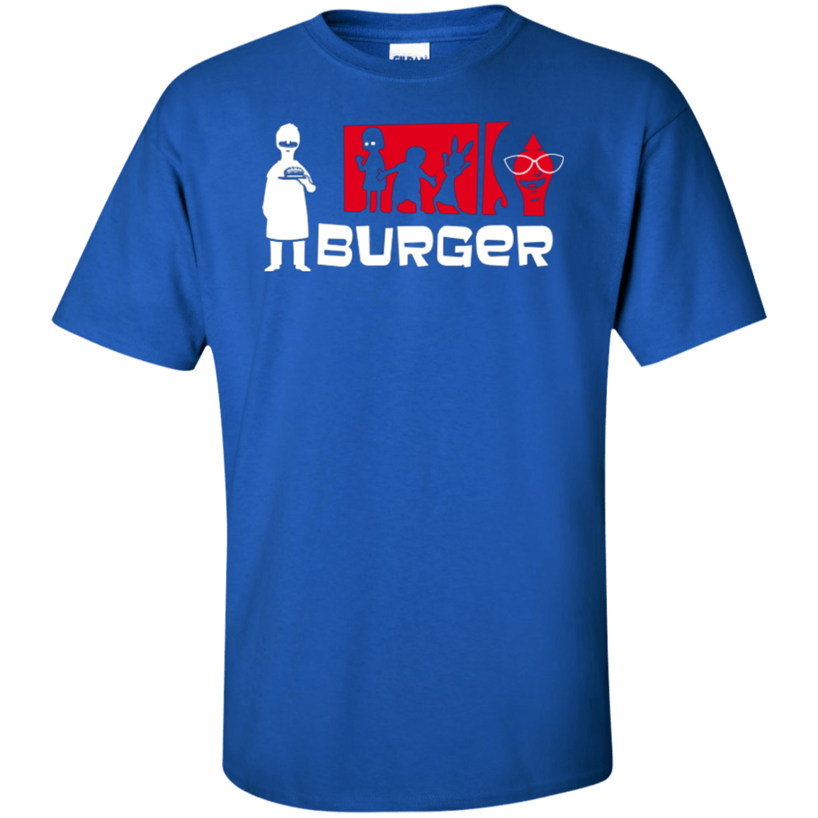 T-Shirts Royal / XLT Burger Tall T-Shirt