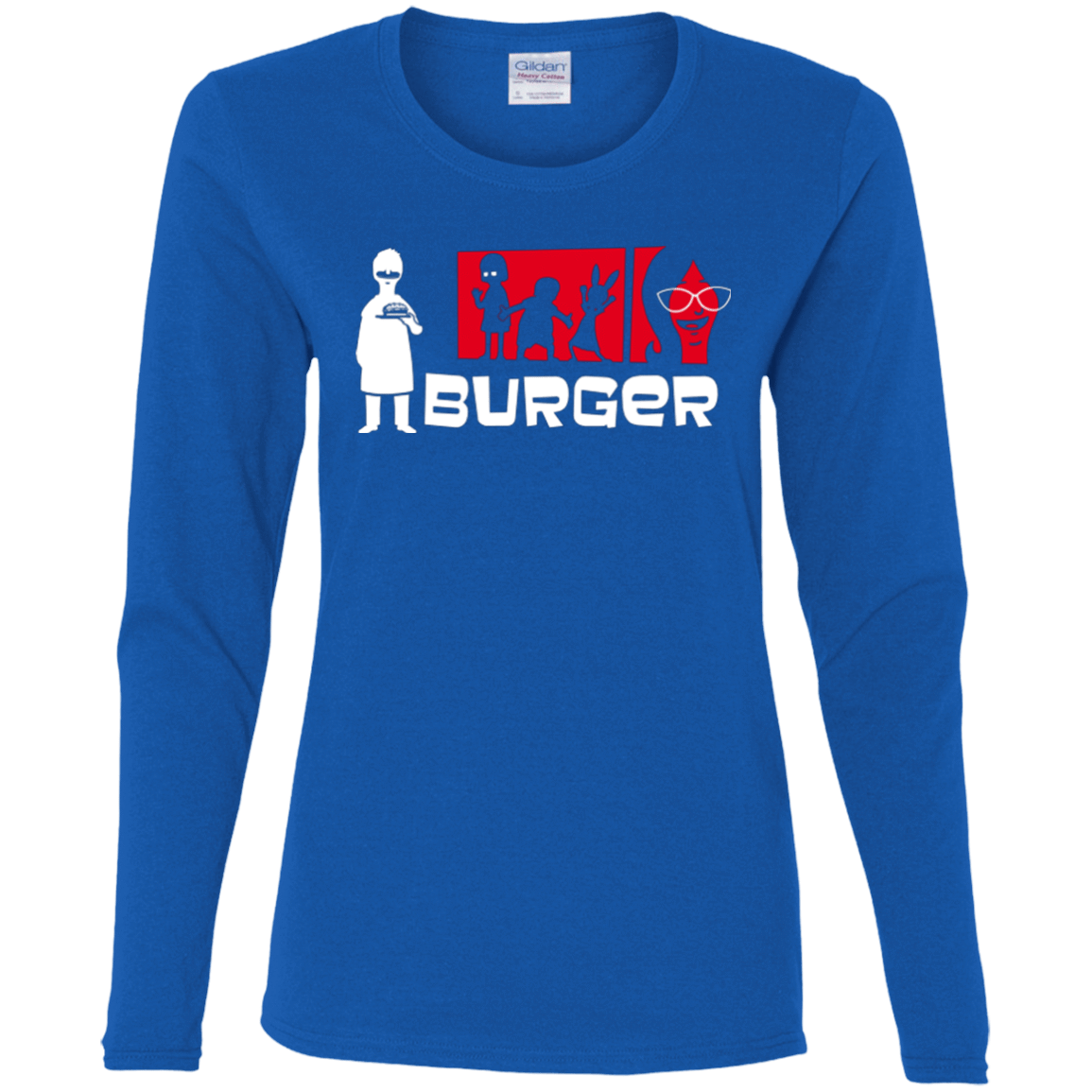 T-Shirts Royal / S Burger Women's Long Sleeve T-Shirt
