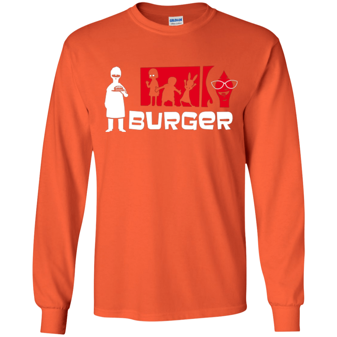 T-Shirts Orange / YS Burger Youth Long Sleeve T-Shirt