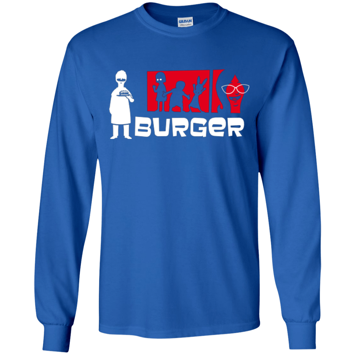 T-Shirts Royal / YS Burger Youth Long Sleeve T-Shirt