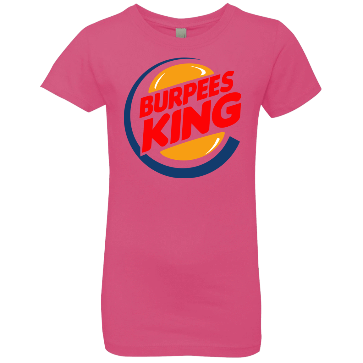 T-Shirts Hot Pink / YXS Burpees King Girls Premium T-Shirt