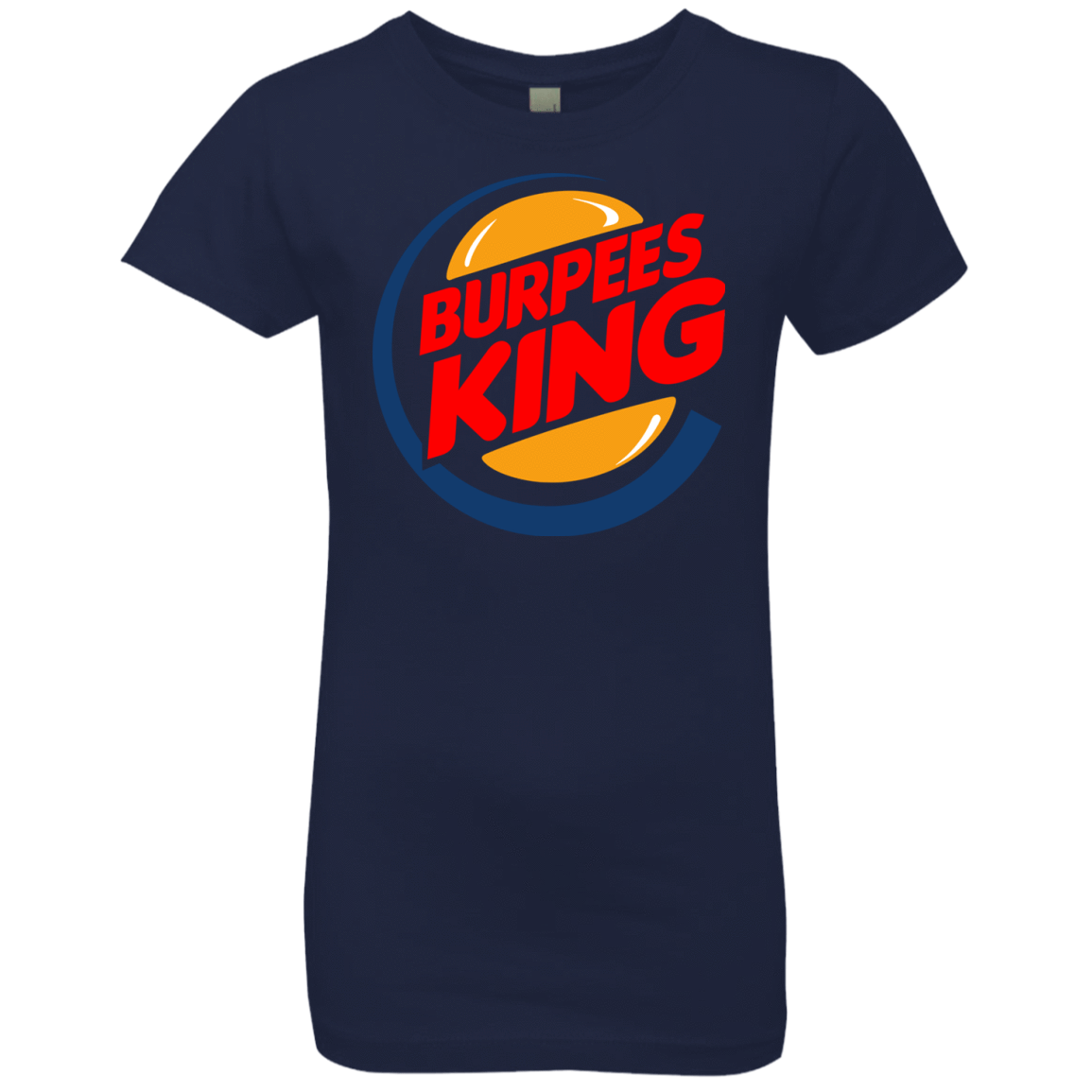 T-Shirts Midnight Navy / YXS Burpees King Girls Premium T-Shirt