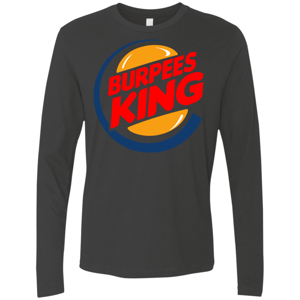 T-Shirts Heavy Metal / Small Burpees King Men's Premium Long Sleeve