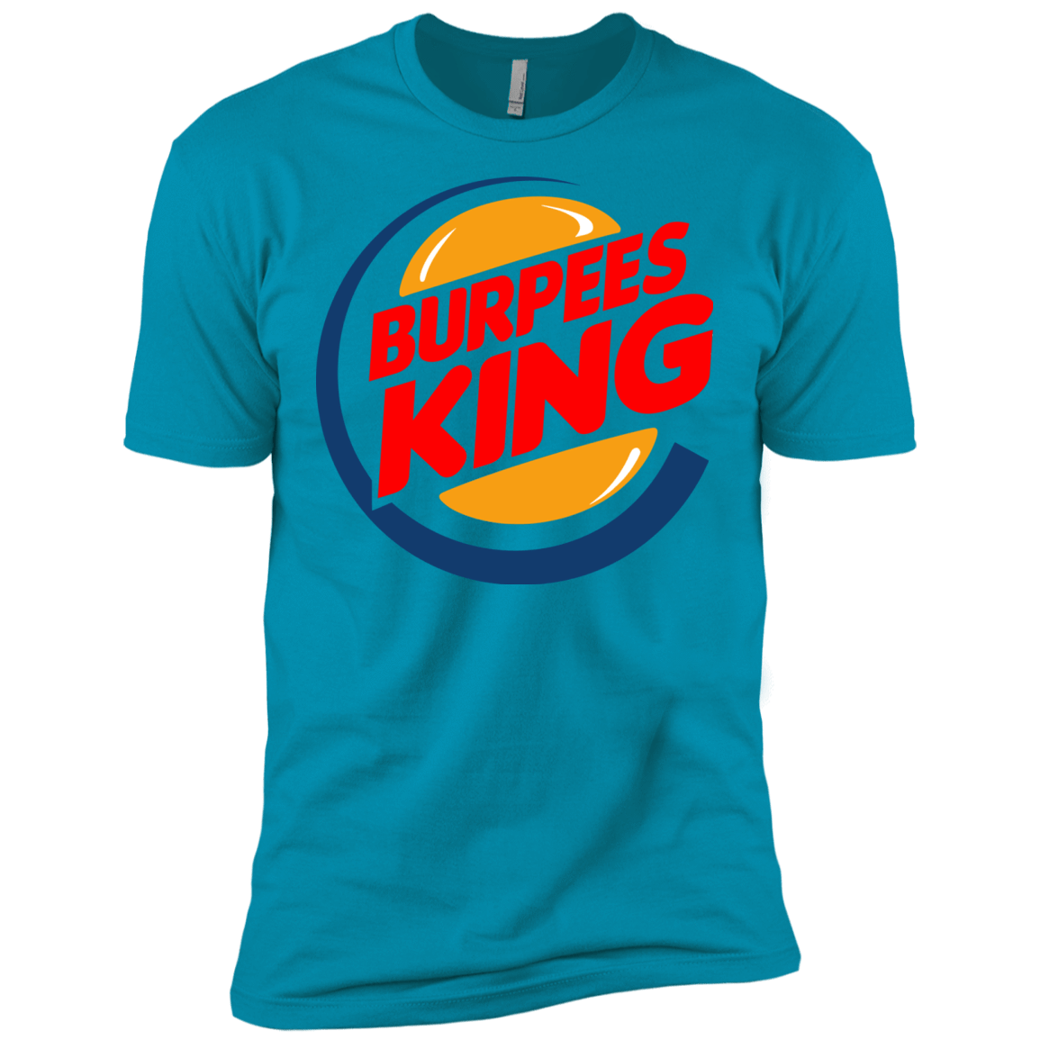 T-Shirts Turquoise / X-Small Burpees King Men's Premium T-Shirt