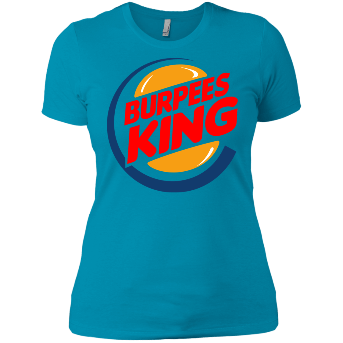 T-Shirts Turquoise / X-Small Burpees King Women's Premium T-Shirt