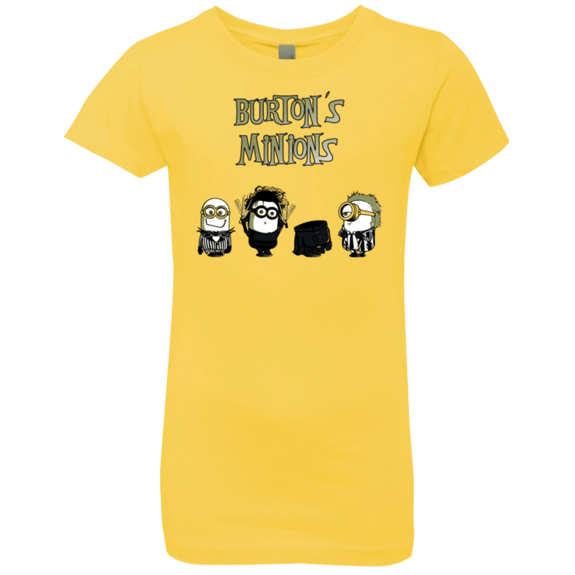 T-Shirts Vibrant Yellow / YXS Burton's Minions Girls Premium T-Shirt