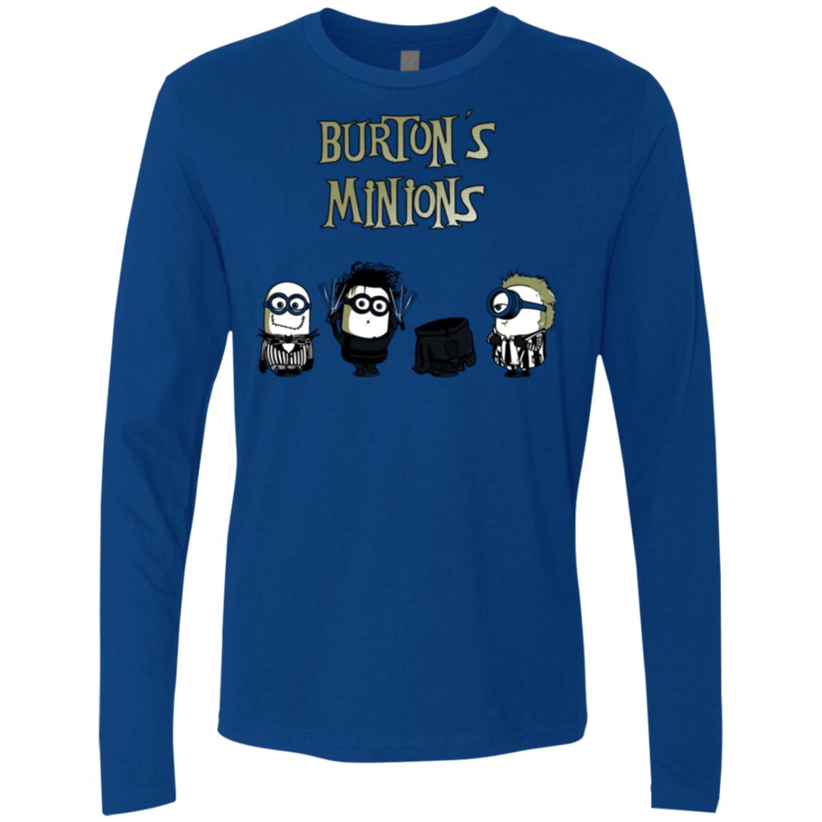T-Shirts Royal / Small Burton's Minions Men's Premium Long Sleeve
