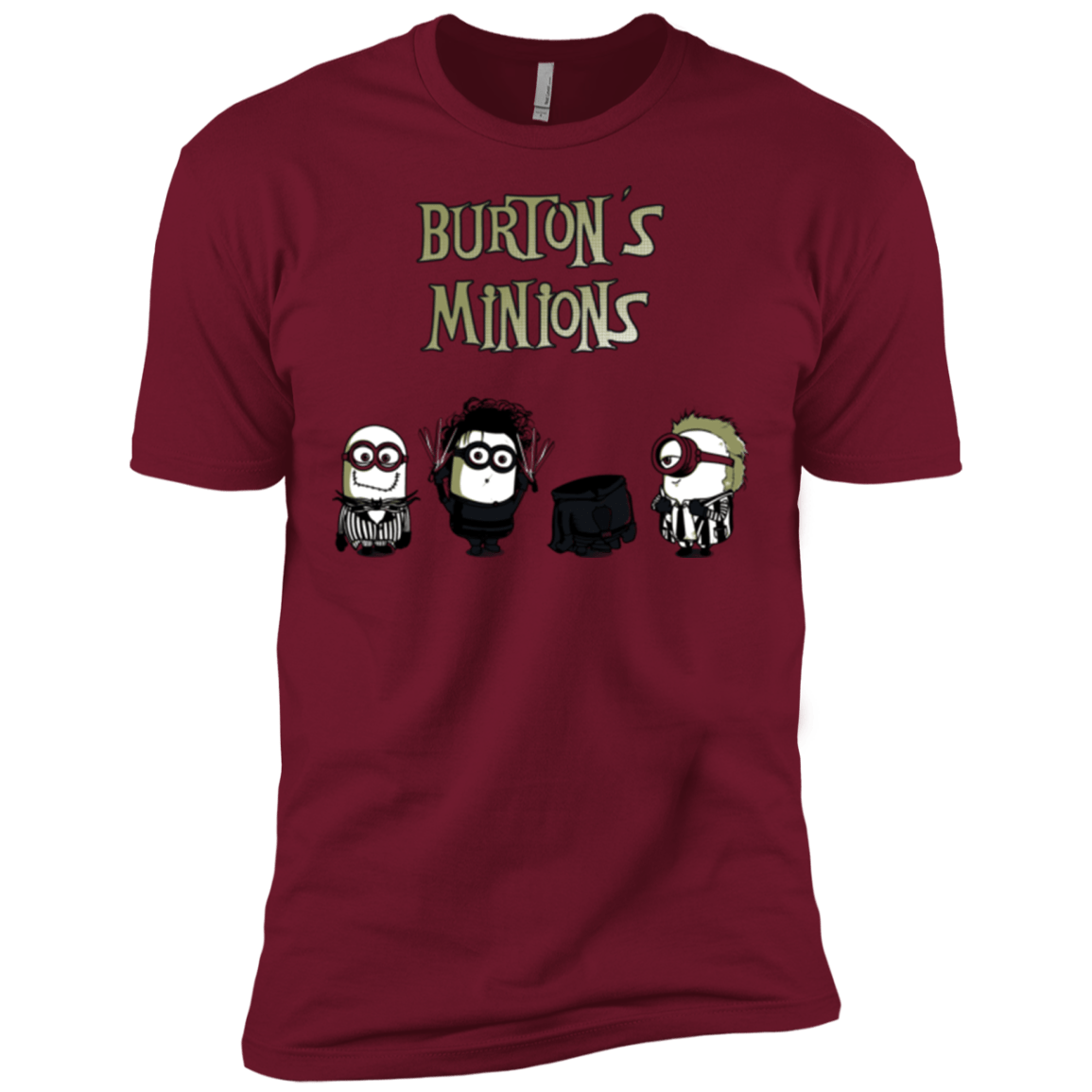 T-Shirts Cardinal / X-Small Burton's Minions Men's Premium T-Shirt