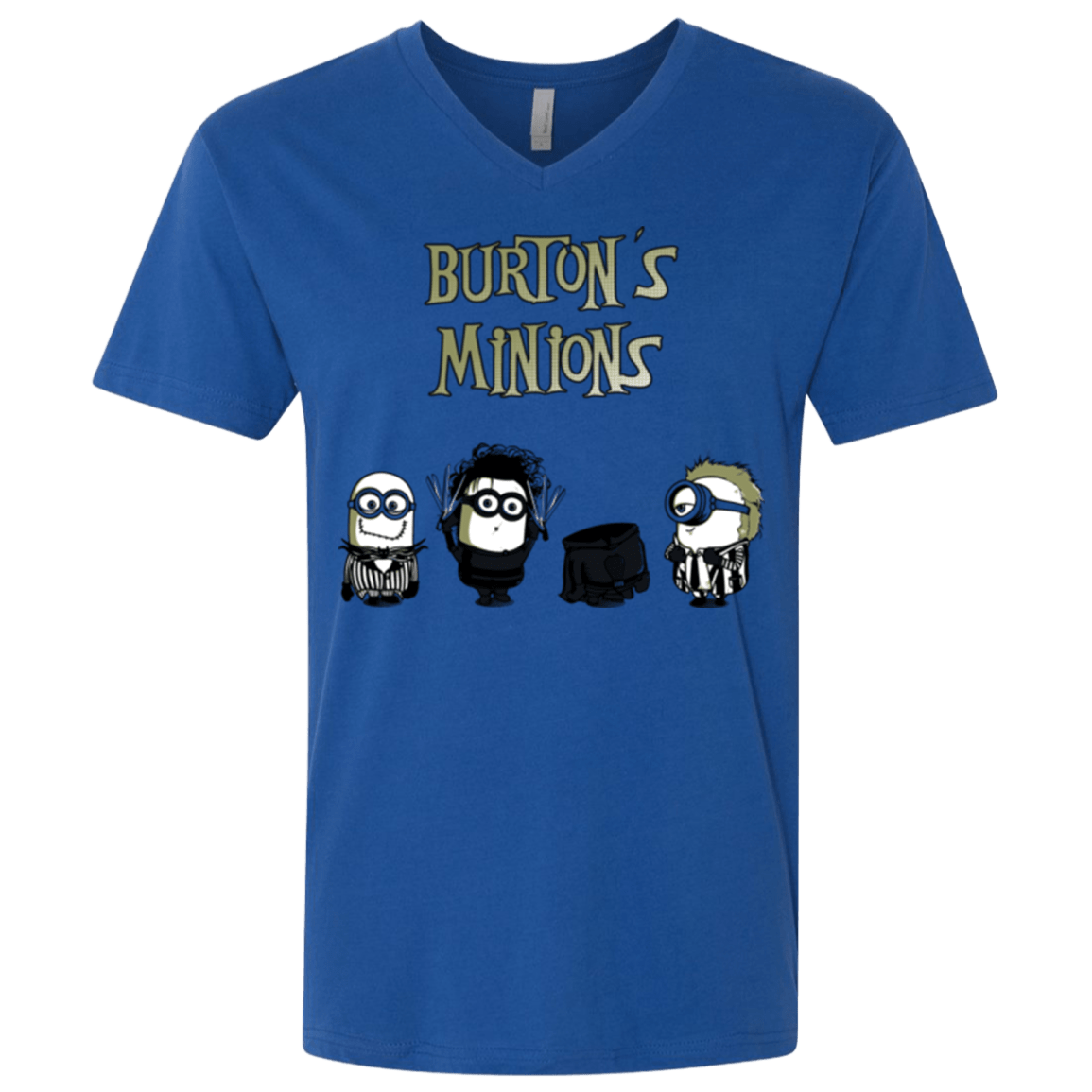 T-Shirts Royal / X-Small Burton's Minions Men's Premium V-Neck