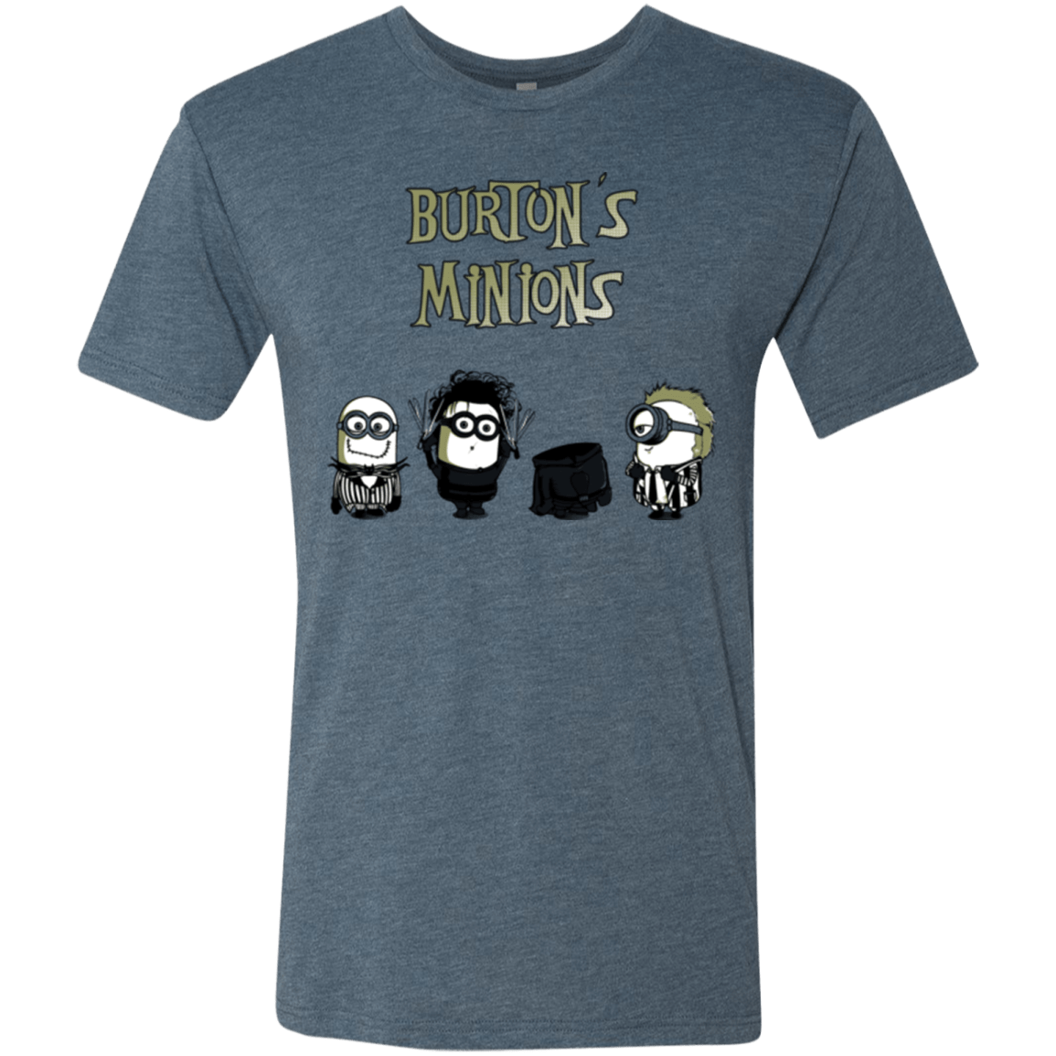 T-Shirts Indigo / Small Burton's Minions Men's Triblend T-Shirt