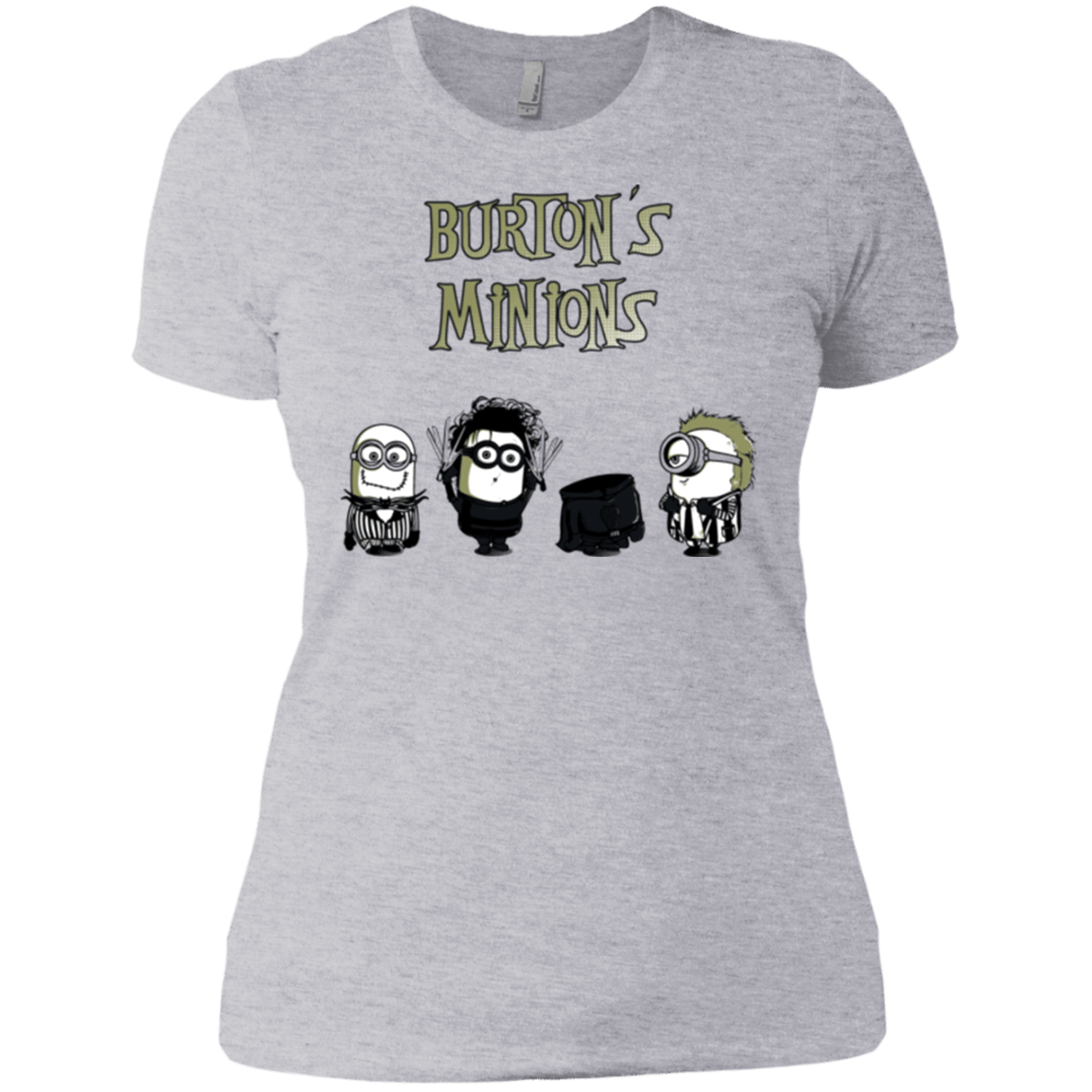 T-Shirts Heather Grey / X-Small Burton's Minions Women's Premium T-Shirt