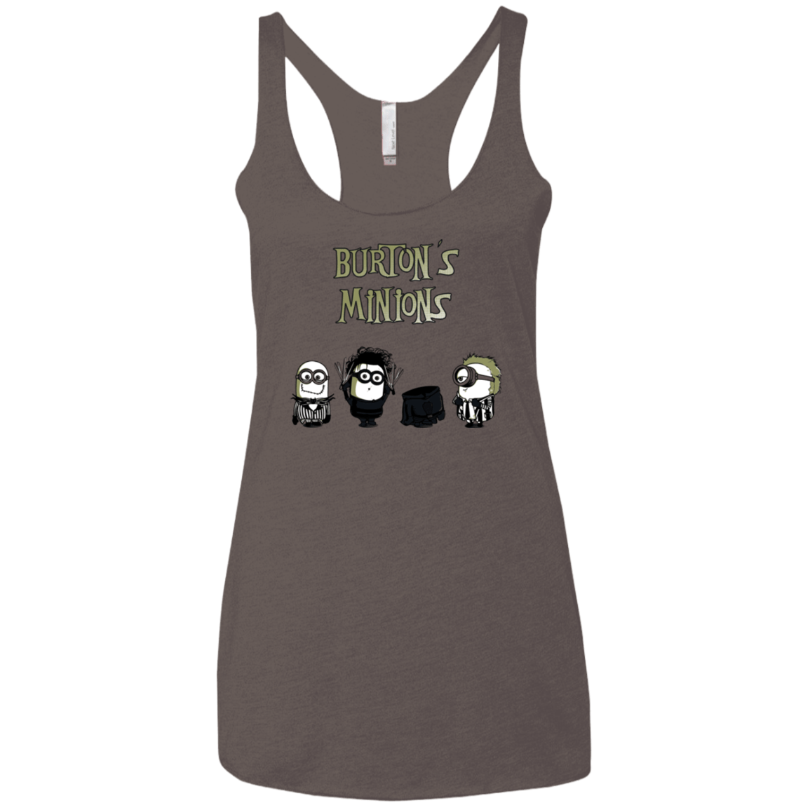 T-Shirts Macchiato / X-Small Burton's Minions Women's Triblend Racerback Tank