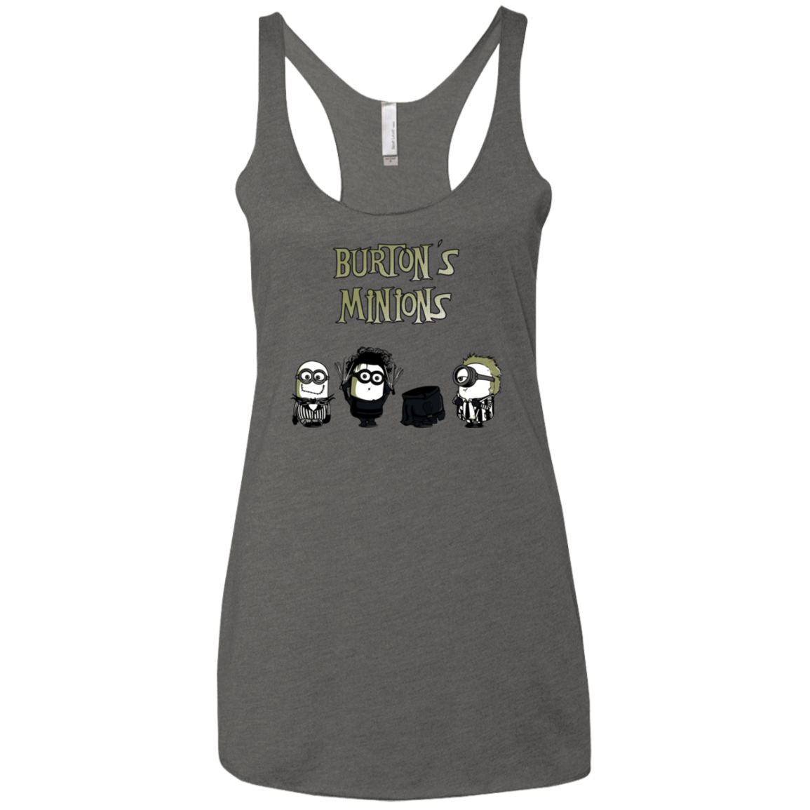 T-Shirts Premium Heather / X-Small Burton's Minions Women's Triblend Racerback Tank