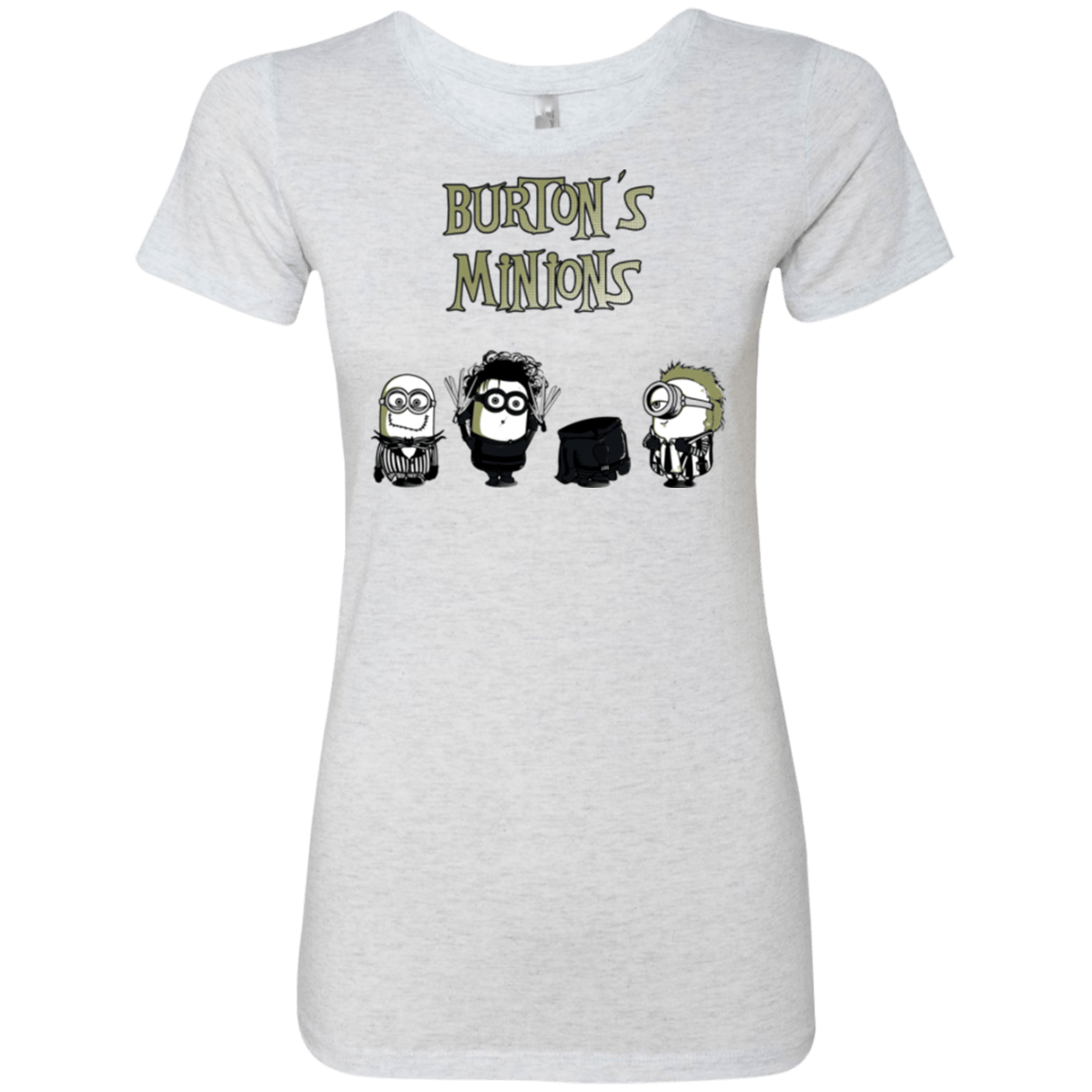 T-Shirts Heather White / Small Burton's Minions Women's Triblend T-Shirt
