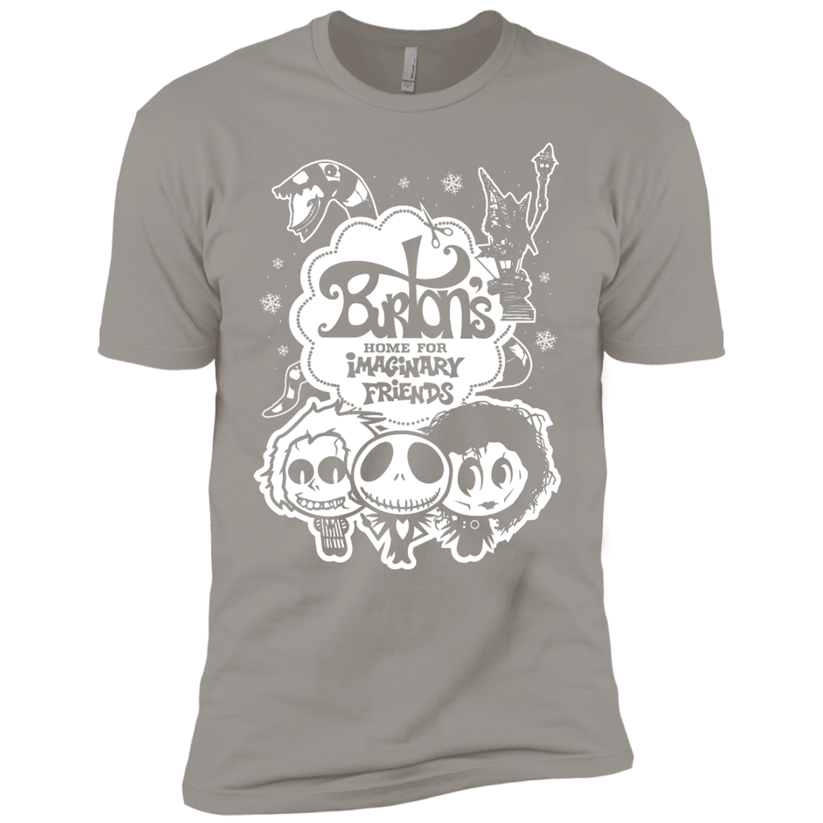 T-Shirts Light Grey / YXS Burtons Imaginary Friends Boys Premium T-Shirt